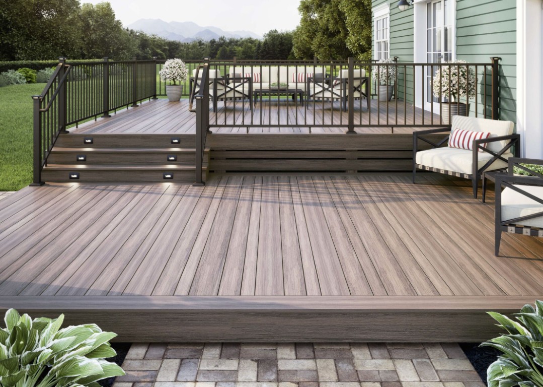 Comparing lifespan of composite and wood decking materials